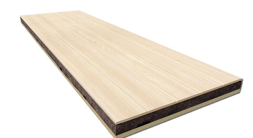 precio panel sandwich lana de roca para interiores abeto